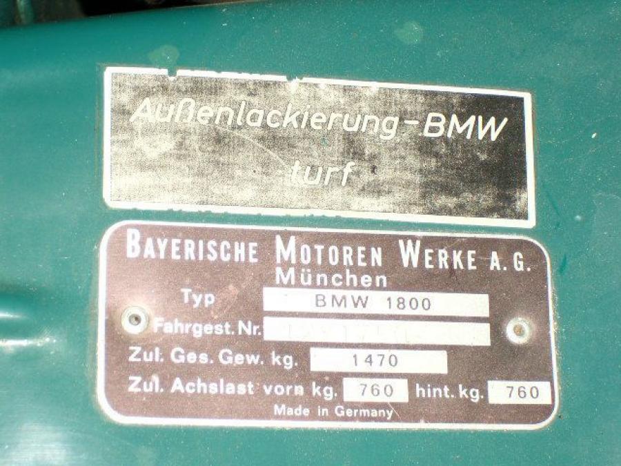  BMW 1800 1968 года  (фото 4 из 11)